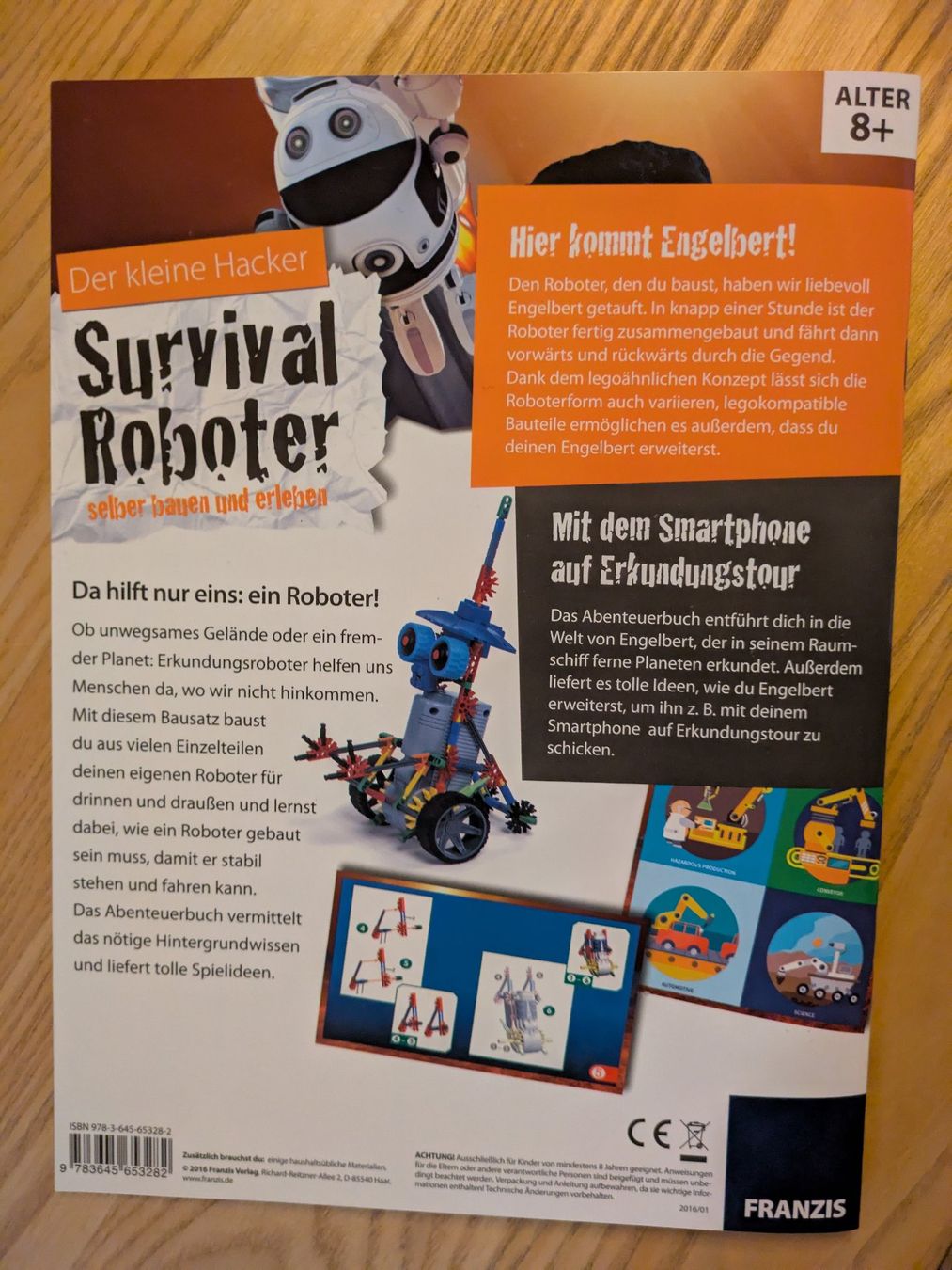 Kit di costruzioni: Franzis "Survival Roboter" - Der kleine Hacker | Neuwertig – Nuovo (secondo la descrizione) da Männedorf venduto da Pacer19 2