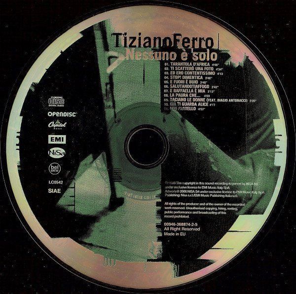 CD: Tiziano Ferro - Nessuno e Solo [Capitol] – Usato da Unterbäch venduto da kolbar 2