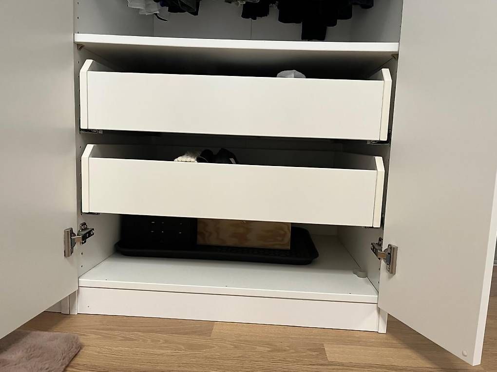 Armadi: Ikea Pax Schrank schubladen  Komplement, weiss – Usato da Rudolfstetten venduto da jasi00