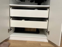Ikea Pax Schrank schubladen  Komplement, weiss