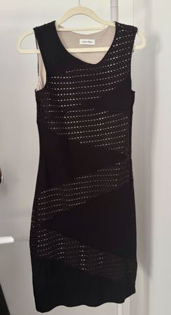 Calvin Klein schwarzes Cocktailkleid – Grösse S
