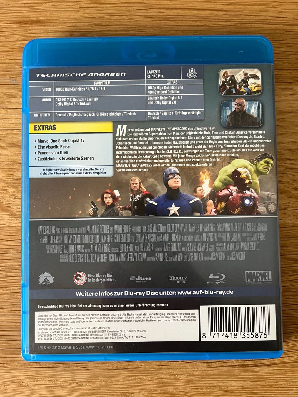 Tutti i DVDs: Blu Ray - Marvel's Avengers – Usato da Fällanden venduto da iichhalt 1