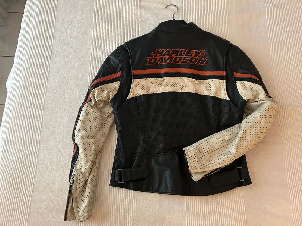 Leder Jacke Harley Davidson, Damen 5