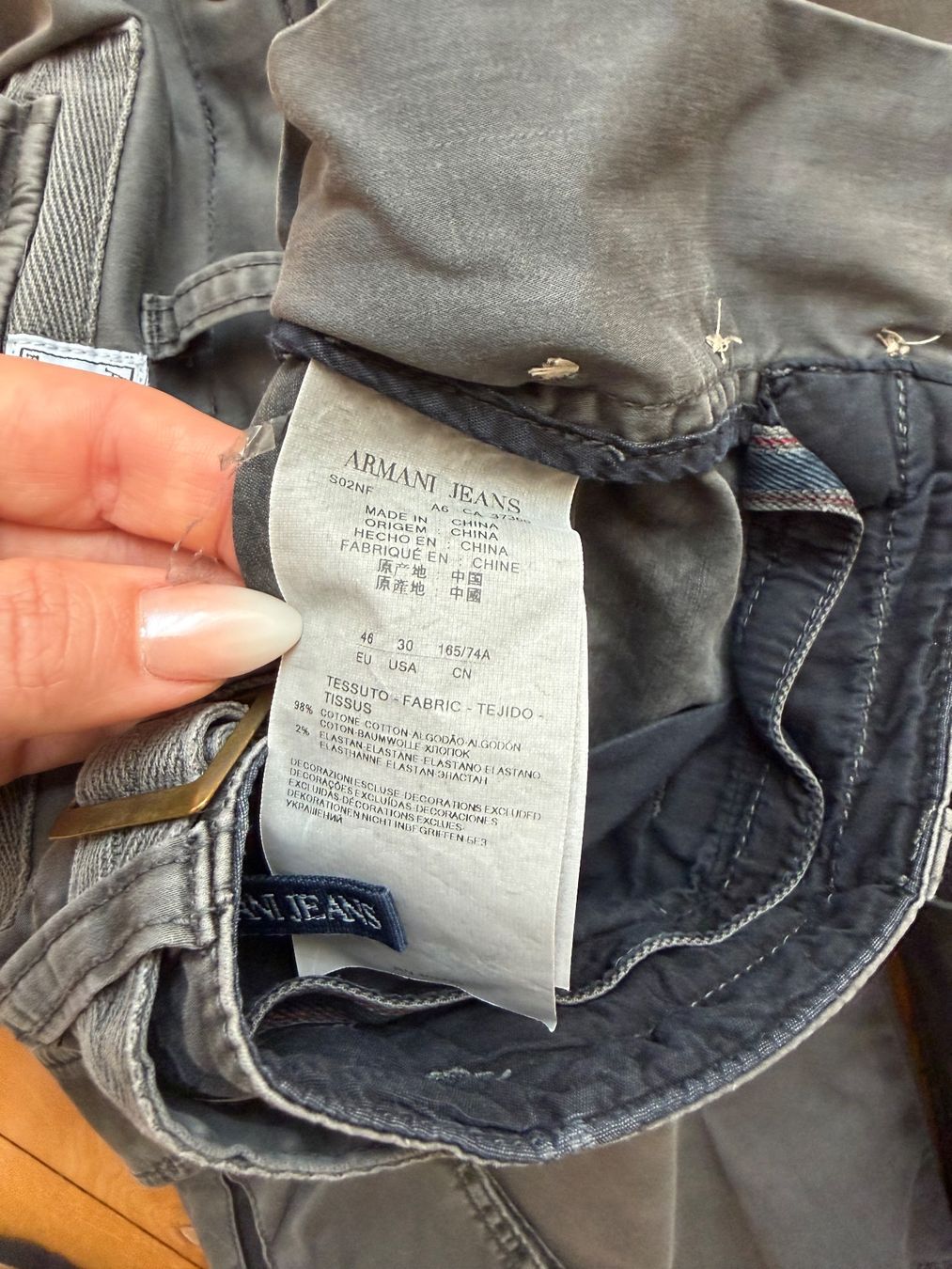 Pantaloni: Armani Jeans – Usato da Solothurn venduto da Vintage87 2