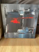 Tableau " NOIR ET ROUGE " de Jean-Pierre Béguelin
