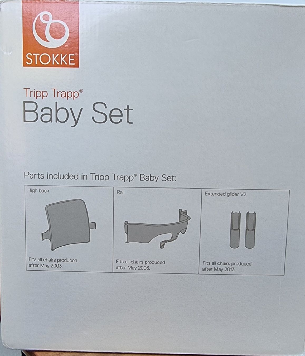 Stokke Seggioloni: Stokke Tripp Trapp Babyset Braun – Usato da Bern venduto da lalaly22 1