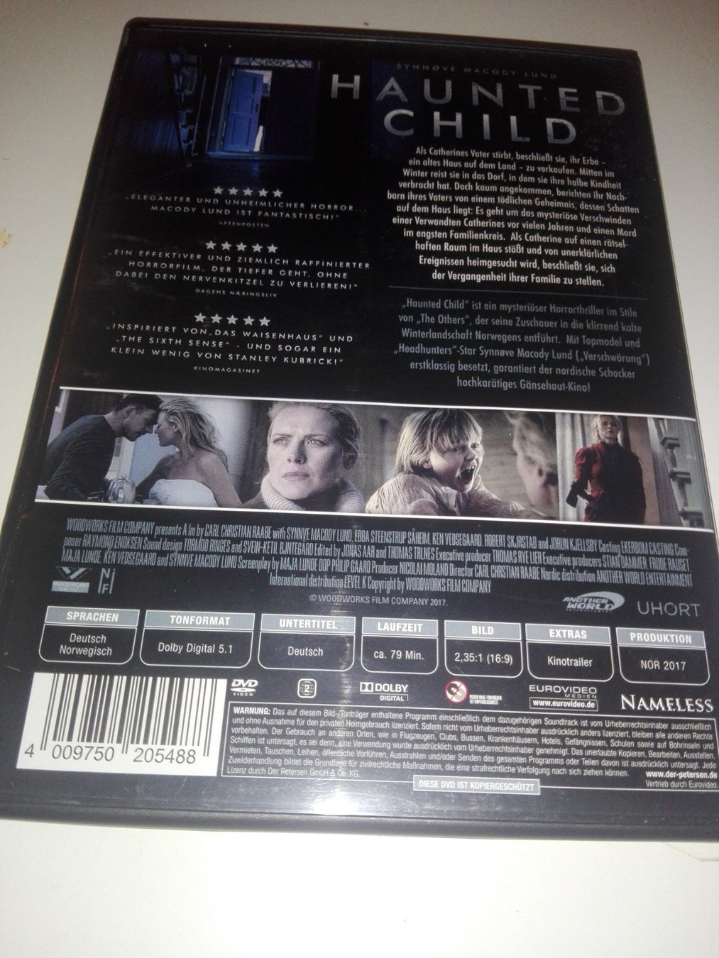 Tutti i DVDs: Haunted Child                                      © '2017 – Usato da St.Galllen venduto da elkaphone 3