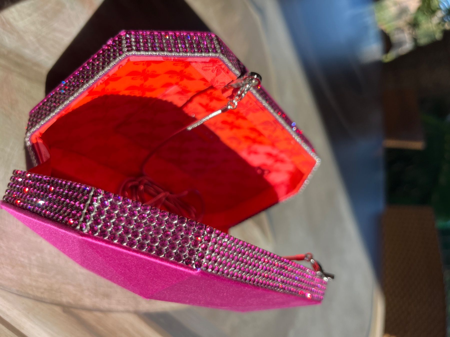 Swarovski Borse da donna: Swarovski pink Satin – Usato da Saanen venduto da SoniaMichaela 9