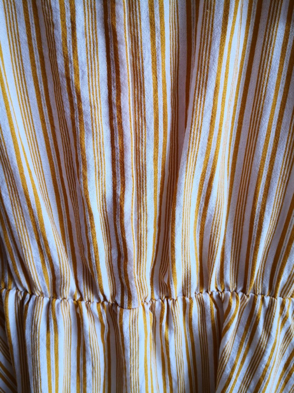 Kleider: Gestreiftes Kleid, Weiss-Orange, Gr. M – Gebraucht aus Wädenswil von coconut1289 6