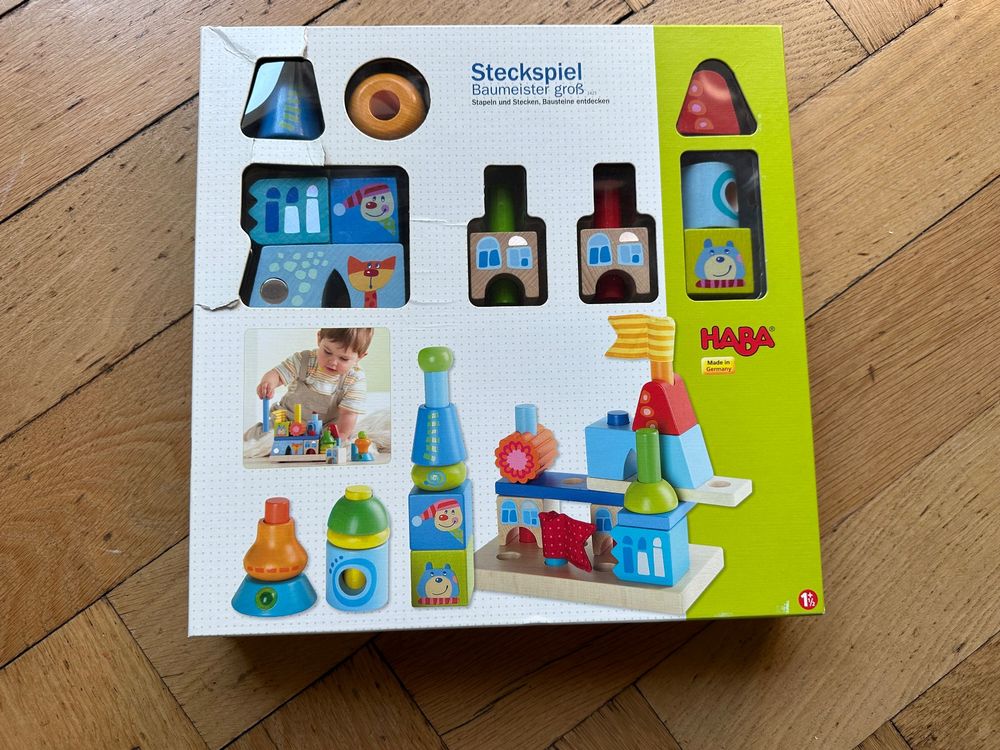 Haba Steckspiel „Baumeister gross“ Kaufen auf Ricardo
