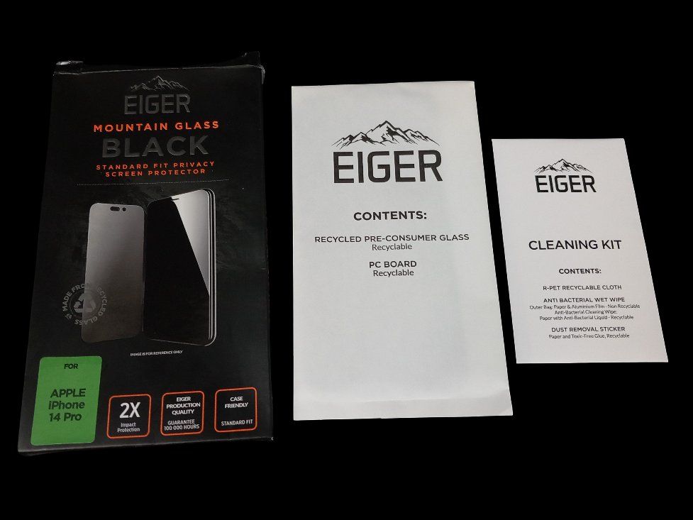Ritocchi & pellicole di protezione: EIGER Privacy Schutzfolie iPhone 14 Pro – Nuovo (secondo la descrizione) da Hünenberg venduto da Restwert_Zug 5