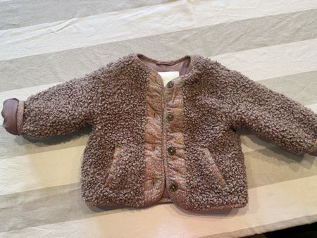 Kinderjacke Zara Teddy Lammfell Gr. 74 guter Zustand