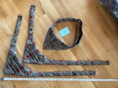 3er Set Kravatten für Fasnacht