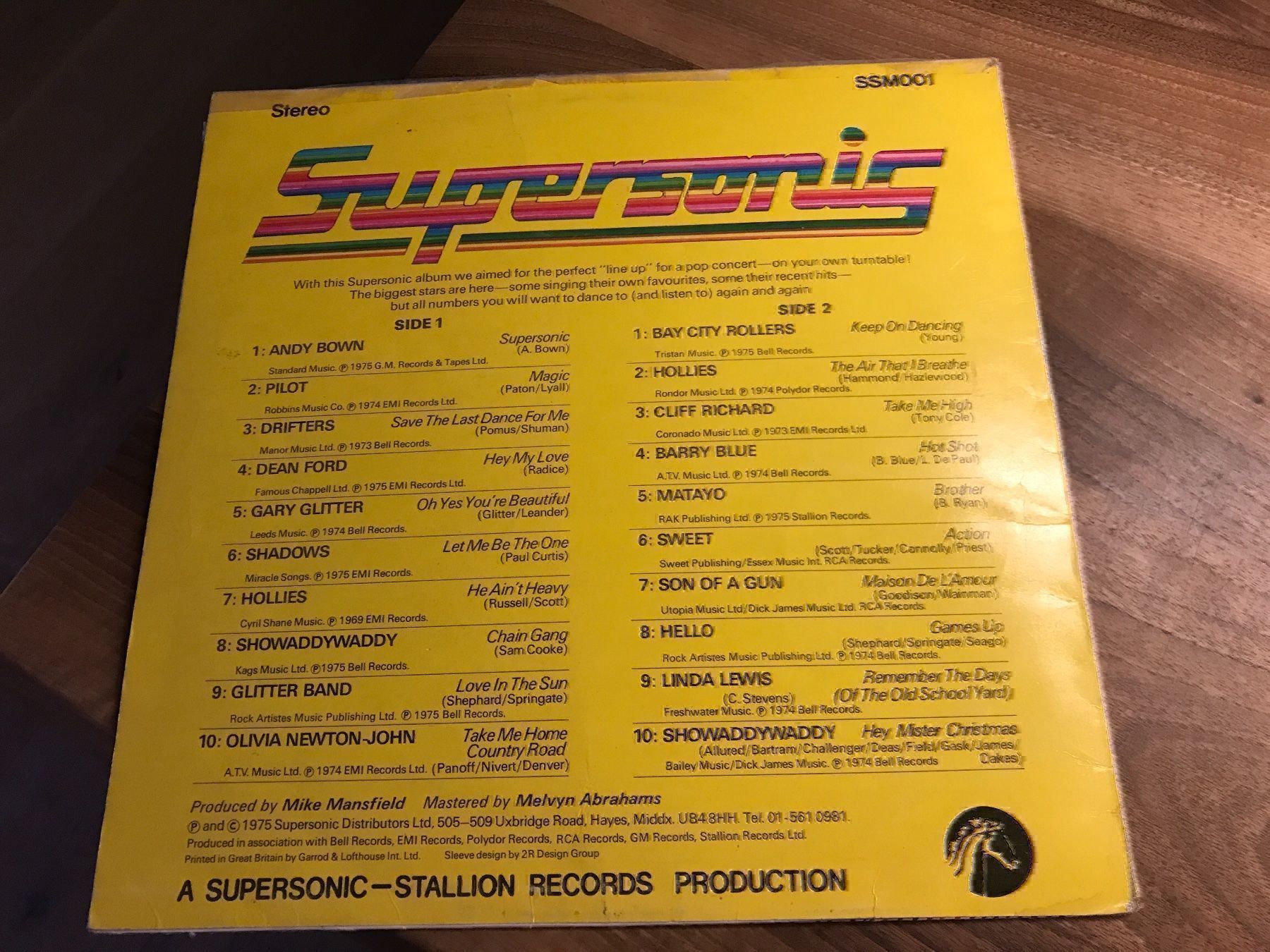 Dischi in vinile: Supersonics LP – Usato da Gutenswil venduto da Hamzian 1