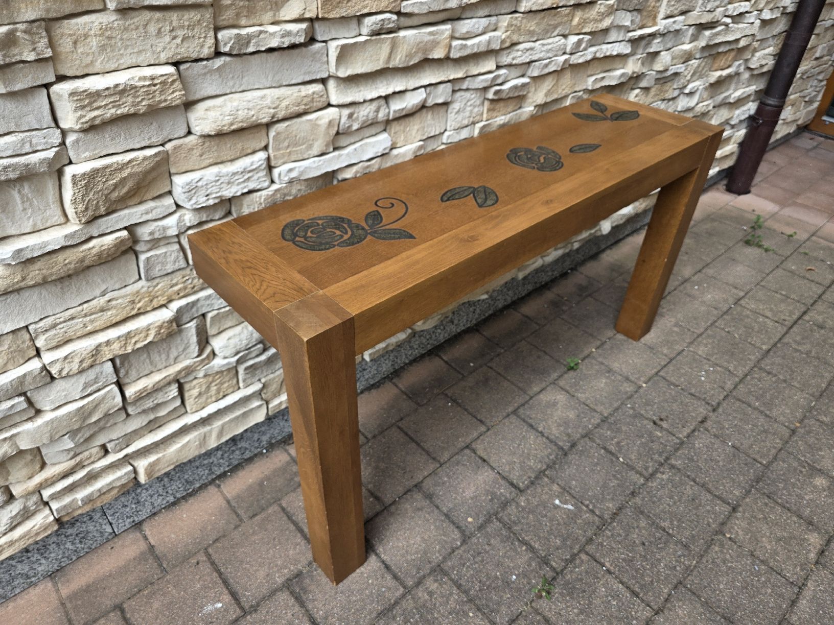Tables: 2x Eichen Wandkonsole / Konsolentisch – D'occasion à Unterterzen par Jerommeke 1