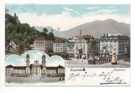 2-Bild-AK EINSIEDELN 1905