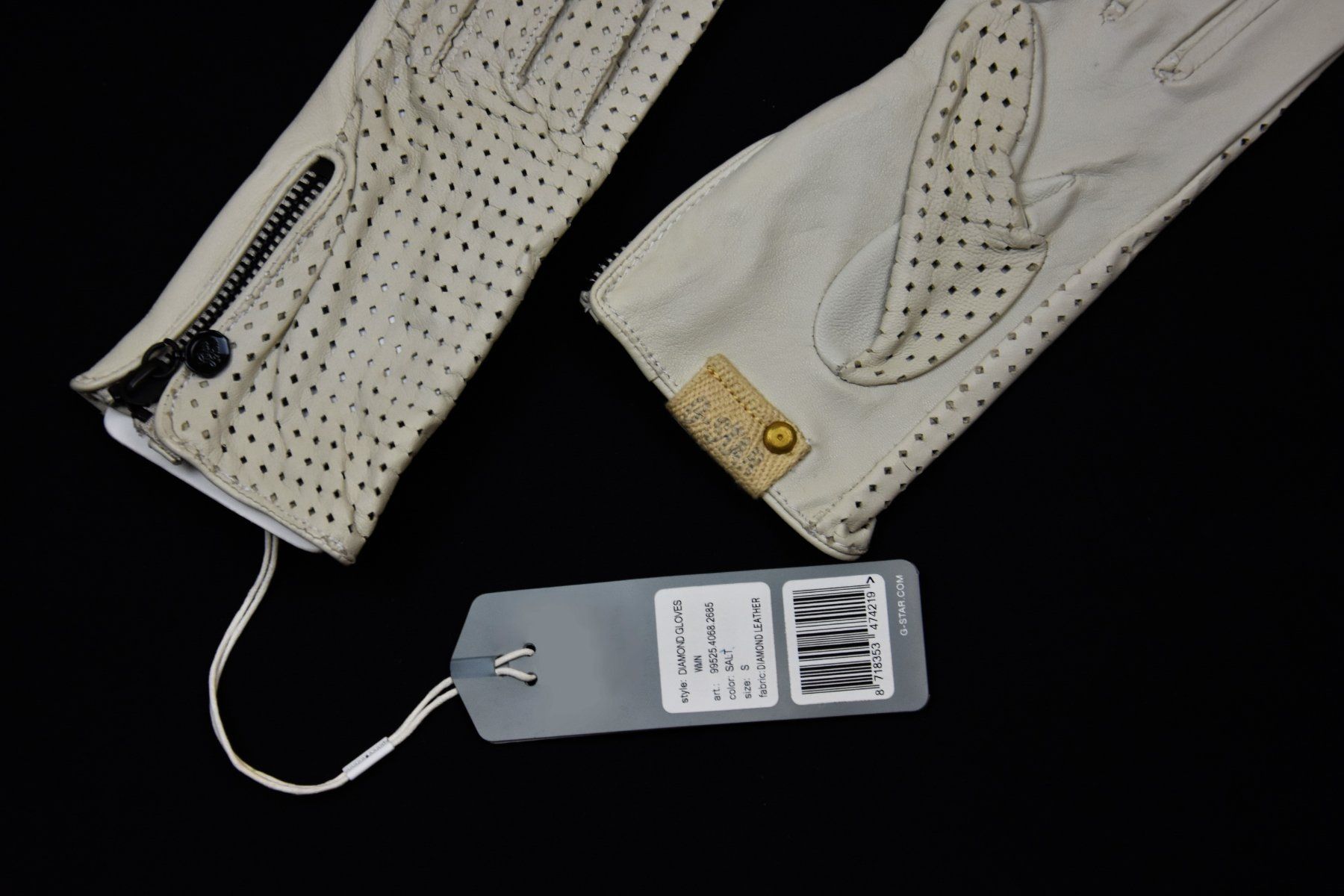 Guanti & manicotti: G Star Raw  Damen Handschuhe / Echtes Leder/beige /Gr.S – Nuovo e nell'imballaggio originale da Wohlenschwil venduto da EddieS-Outlet 2