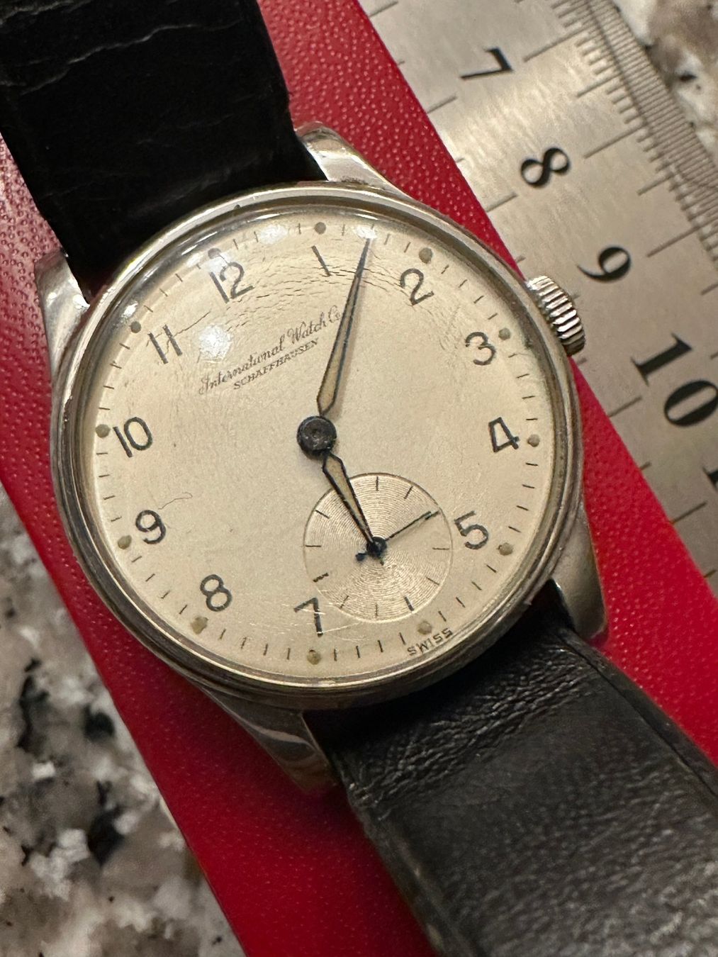 IWC Orologi: IWC unisex, Handaufzug – Usato da Rudolfstetten venduto da Samurai152 1