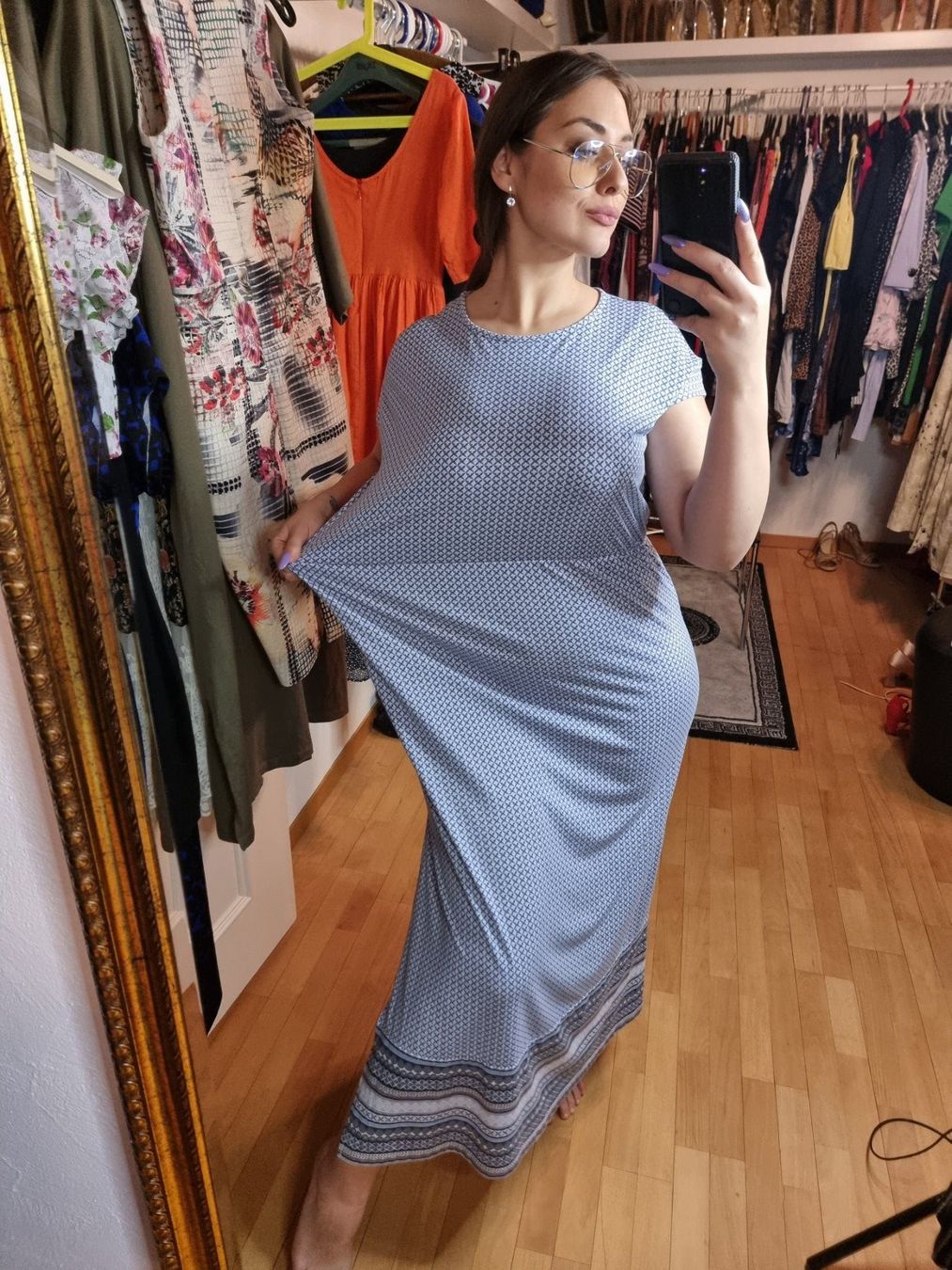 Vestiti: 🌺Maxikleid  Größe 44/46🌺 – Usato da Wald ZH venduto da CapLux 3