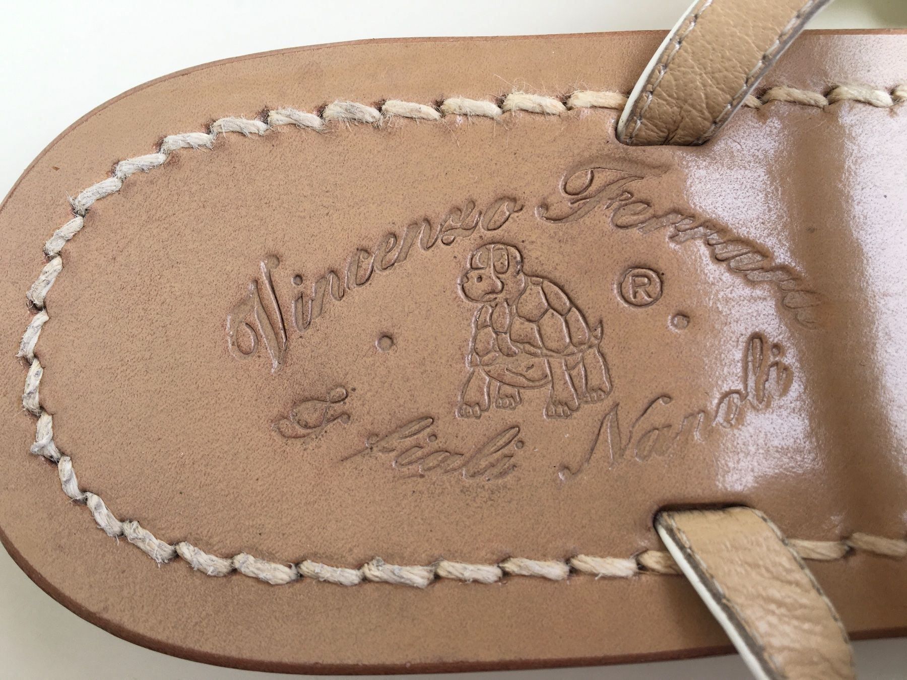 Scarpe da donna: Originale wunderschöne Capri Sandalen weiss – Usato da Bern venduto da Smile-2707 3