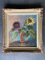 Gemälde  Stilleben  Sonnenblumen  signiert C. Sodeur