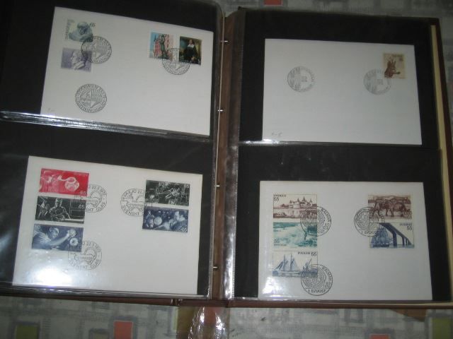 Tutti i francobolli: SCHWEDEN FDC Sammlung aus 1967 - 73 – Usato da Winterthur venduto da Kyoung 6