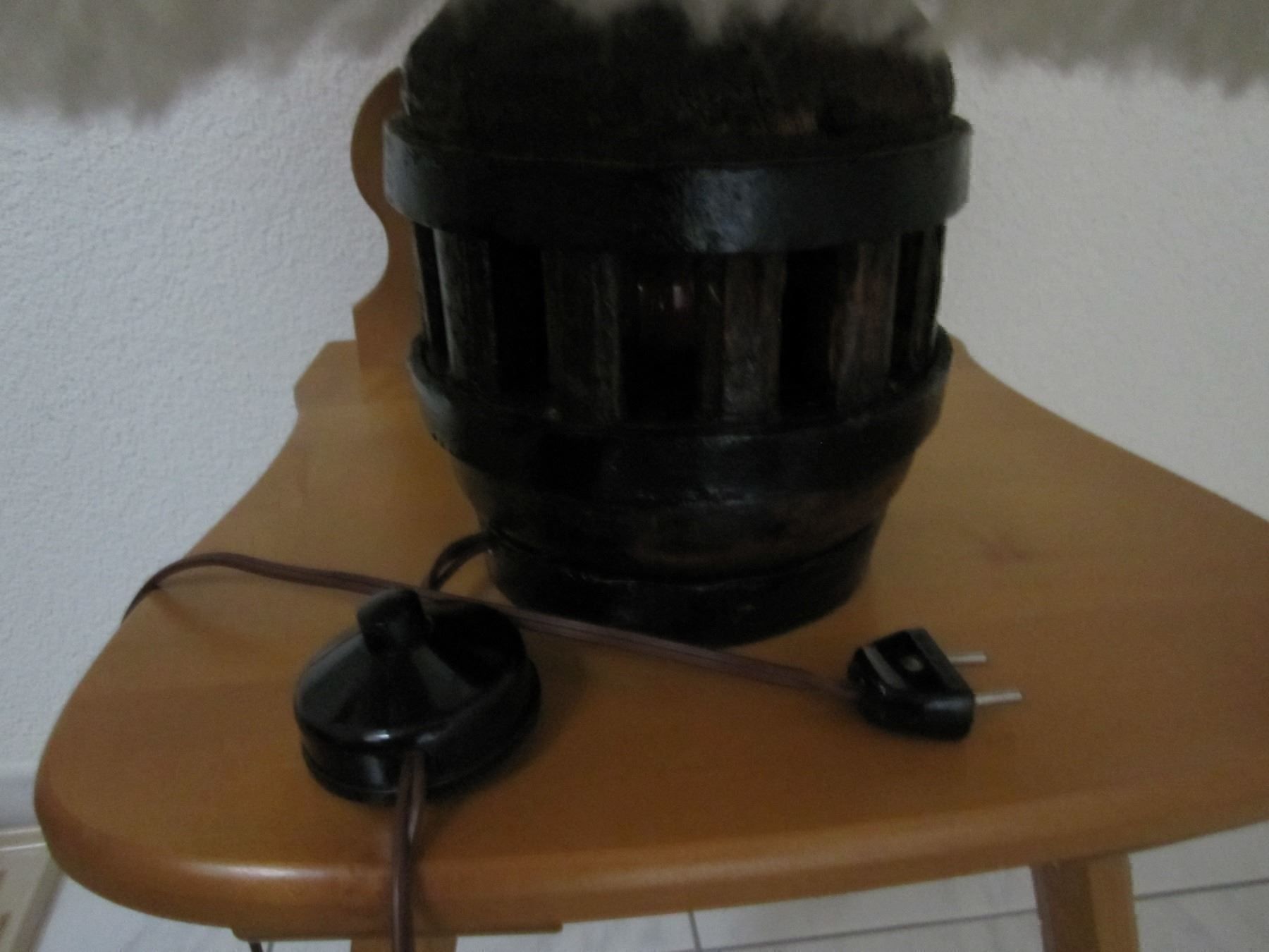 Lampes: Radnabenlampe mit Makramee-Schirm – D'occasion à Uetendorf par Florabella01 1