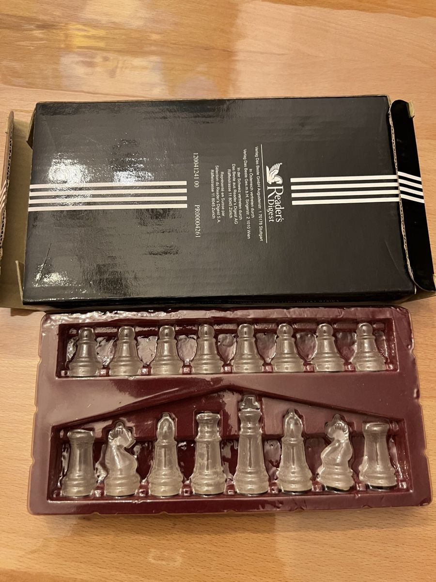 Giochi: Glas Schachspiel von Reader's Digest, Komplett! – Usato da Oftringen venduto da Nashorn_rn2c