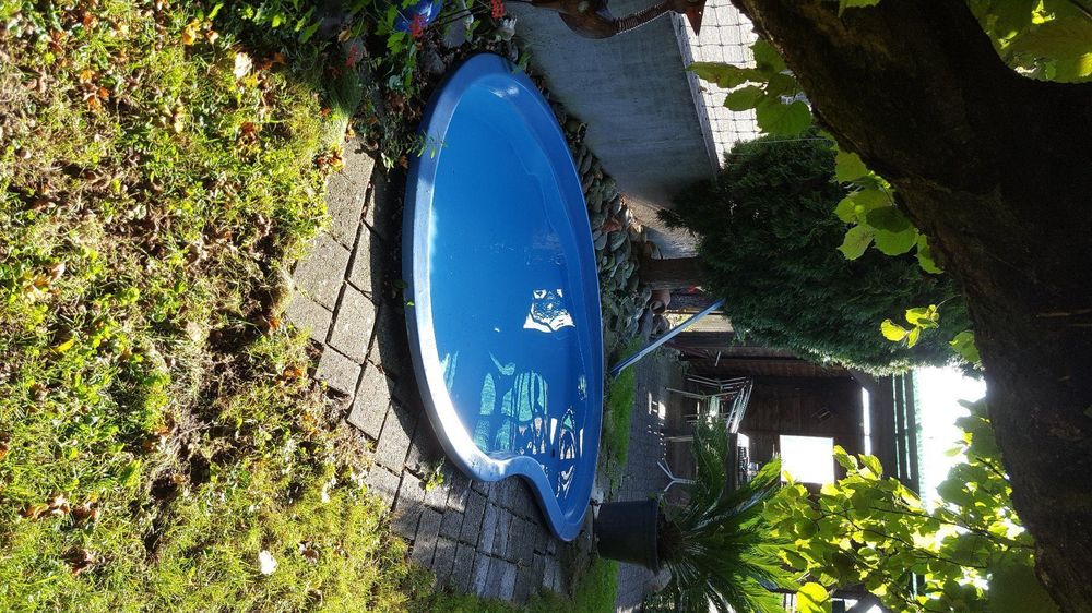 Badebecken mit Bodenablass , Poliester Kaufen auf Ricardo