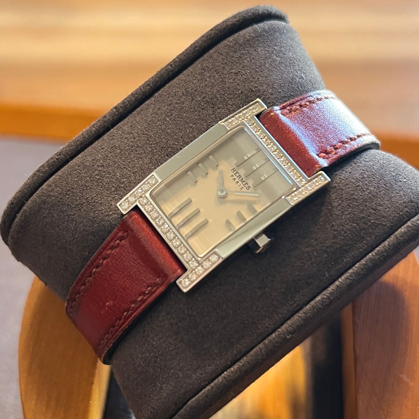 Hermès Uhren: Hermès Tandem Diamond Bezel TA1.230 – Gebraucht aus Carouge GE von Watchaser 8