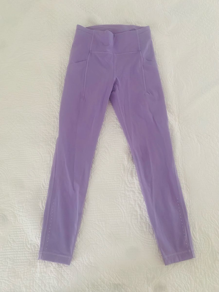 Lululemon Leggings: Lululemon Wunder Train Legging Gr. 6 Lilac  – Gebraucht aus Zürich von MK124