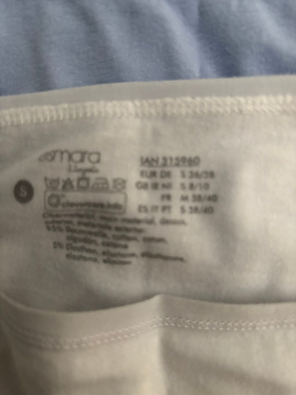 Altra biancheria intima: 3 Stück esmara Slips blau/hellblau/weiss - Grösse S – Usato da Kleinandelfingen venduto da Baba23 1