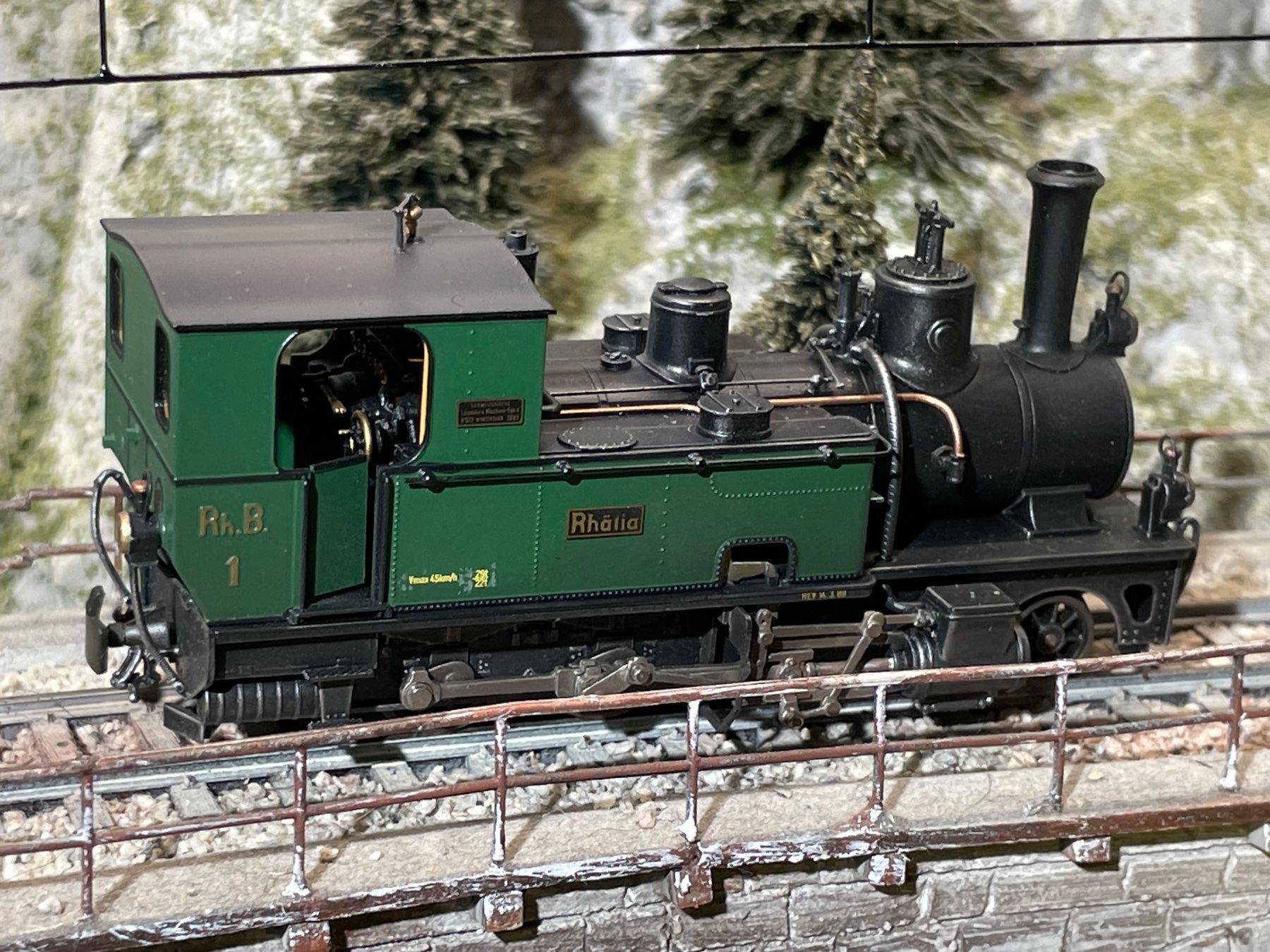 Ferro-suisse Modellini di ferrovie: Ferro Suisse, Rhätia 1, HOm – Nuovo (secondo la descrizione) da Krummenau venduto da ferrotech 4