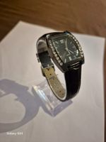 Schwarze Damenuhr mit Strasssteinen! ✨💎⌚️