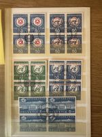 Schweiz - Ämter Nations Unies 4er Block mit ET Stempel