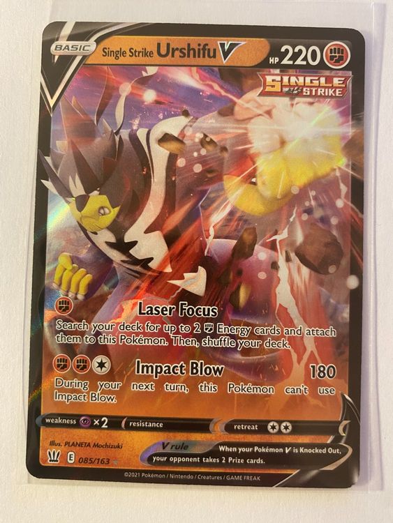 Single Strike Urshifu V Battle Styles (Neu (gemäss Beschreibung)) in Bellinzona für CHF 2 – mit