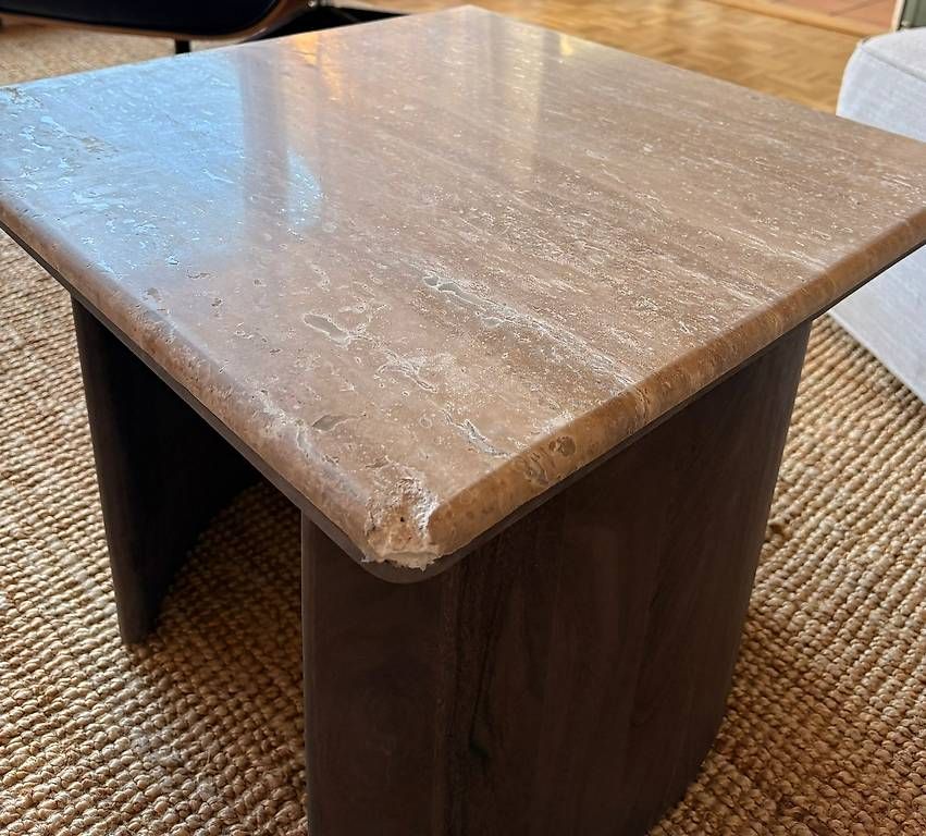 Tables: Table basse en travertin – D'occasion à Genève par mat_d5vh 3