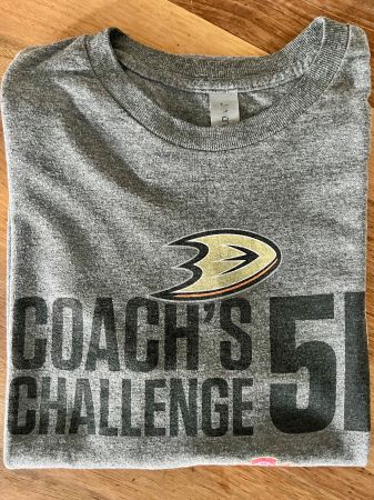 Anaheim Ducks Coach's Challenge 5K T-Shirt M NHL