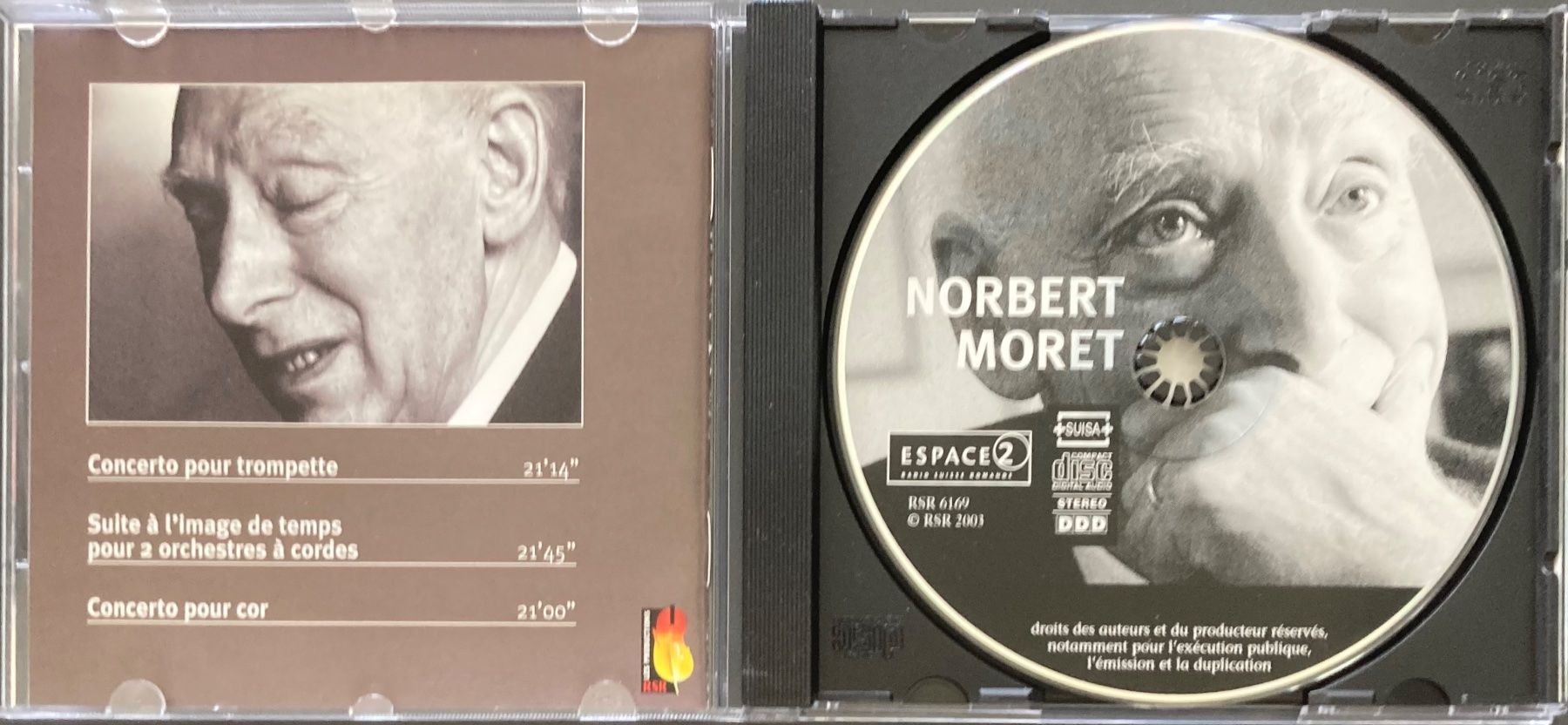 CD: NORBERT MORET..... - CONCERTO POUR TROMPETTE..... – Usato da Poliez-Pittet venduto da Newtown-Records 2