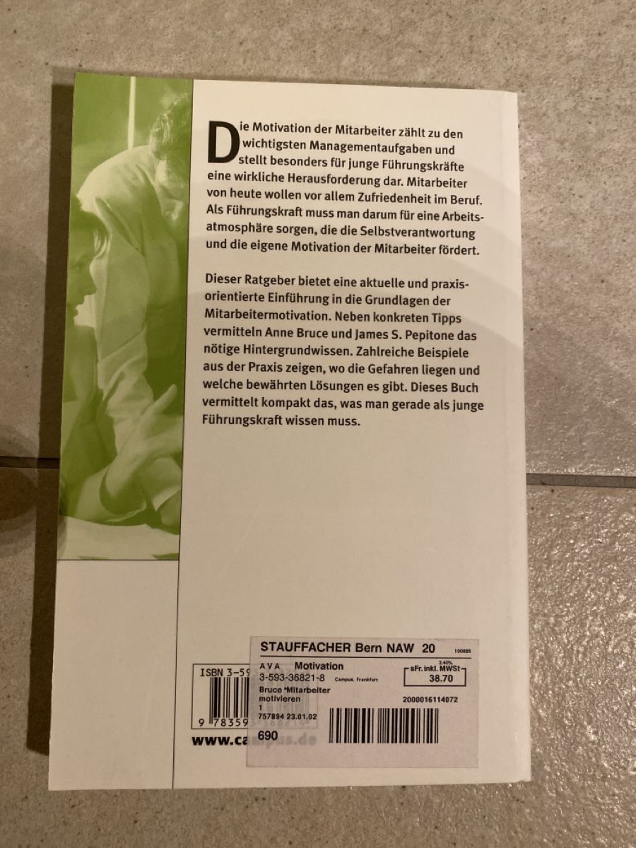 Libri: Mitarbeiter motivieren – Nuovo (secondo la descrizione) da Stettlen venduto da Hansj 1