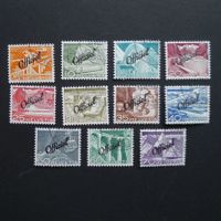 1950 Nr. 65-75 Officiel gestempelt