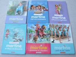 6 livres Martine - Je commence à lire - princes et princesse