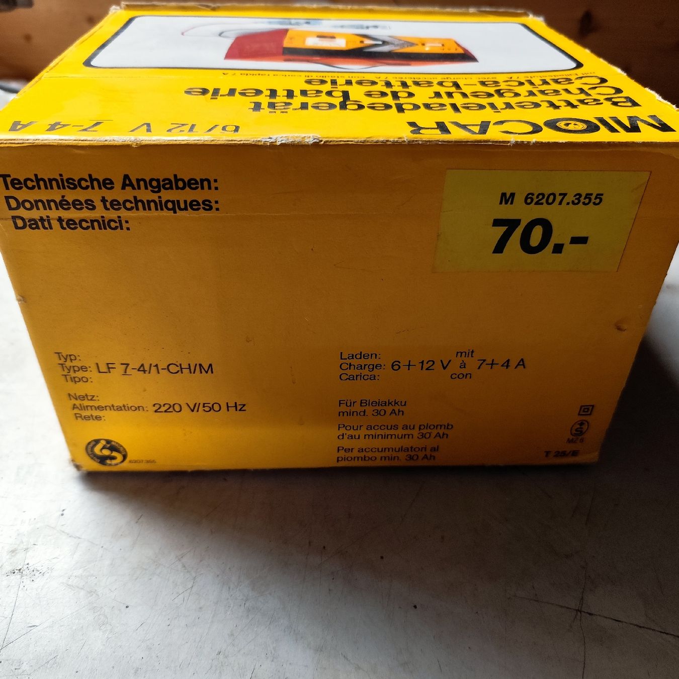 Caricabatterie: Batterieladegerät – Usato da Hellbühl venduto da 30R_R30 5