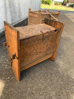 Alte Orientalische Truhe, Antike Arabische Truhe, Holztruhe