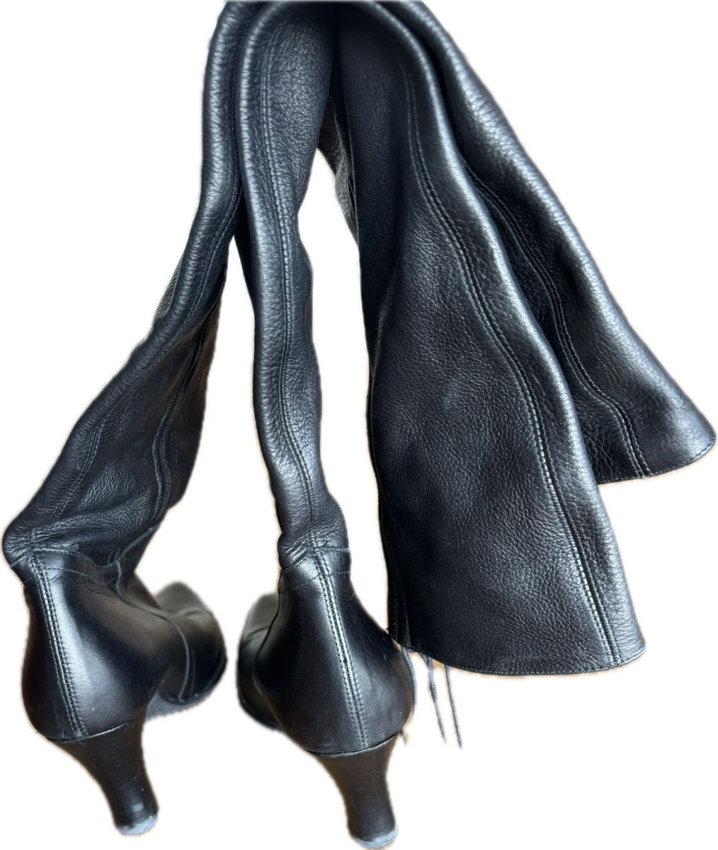 Scarpe da donna: Cuissardes cuir noir Bernies 40 – Nuovo (secondo la descrizione) da Dotzigen venduto da SecondHandGems 3