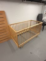 Kinderbett Holz mit Lattenrost Designer Skandinavisch