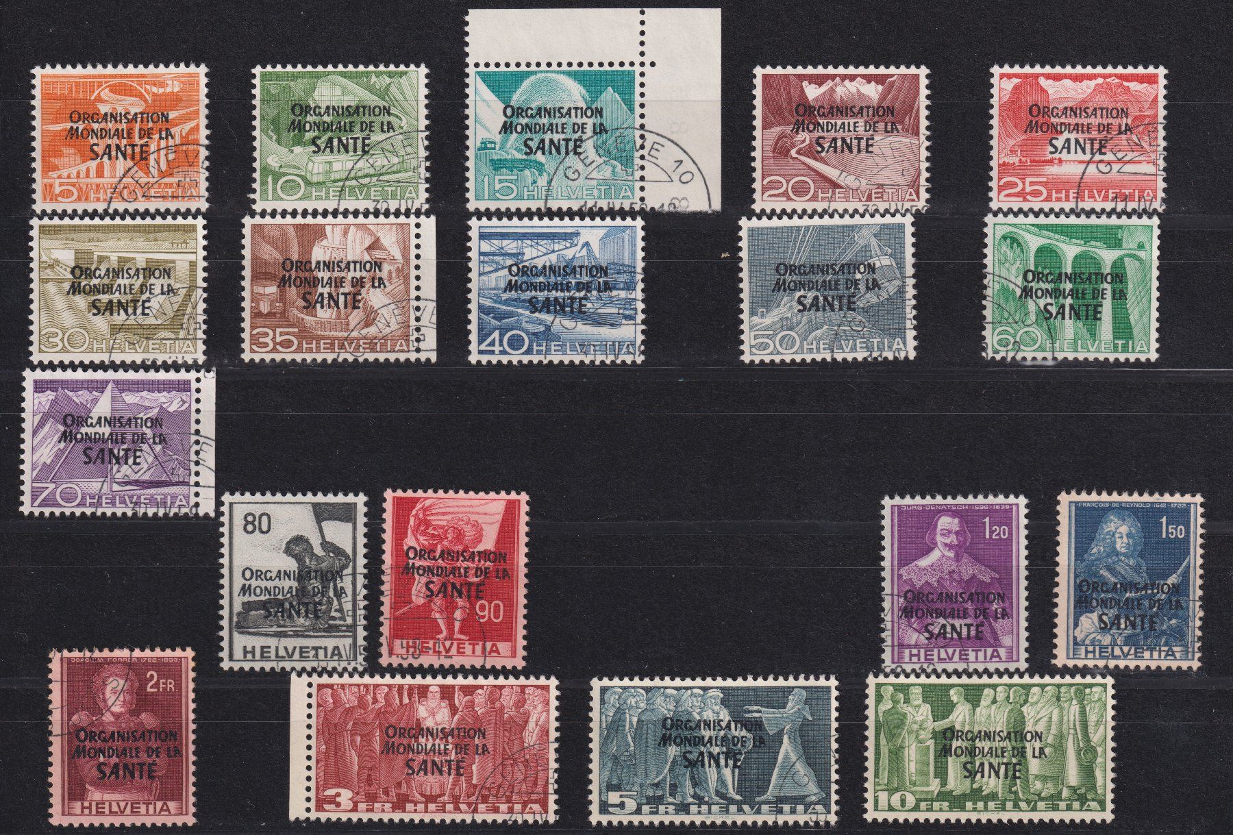 Tutti i francobolli: Dienstmarken OMS 1950 – Usato da Bellach venduto da qsearch