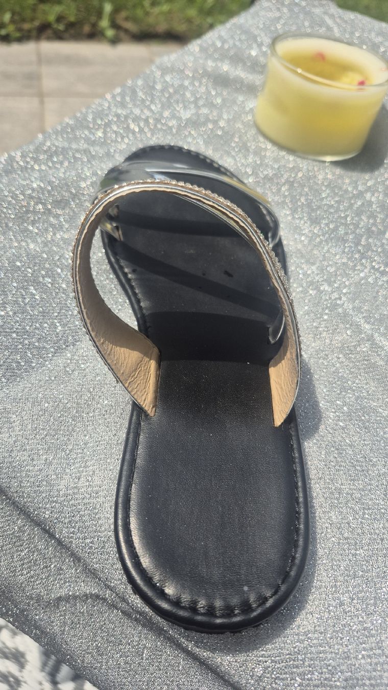 Chaussures femmes: Sandali donna argento e strass tg 37 – D'occasion à Giubiasco par Stefaniav 3