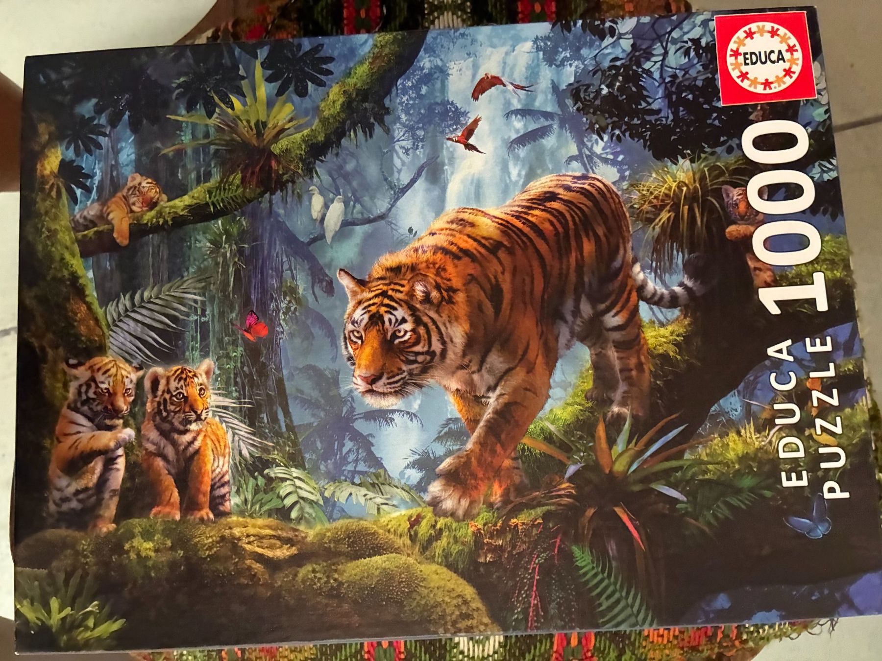 Educa Puzzle: Puzzle "Tiger auf dem Baum" – Usato da Seuzach venduto da ric_9zbb