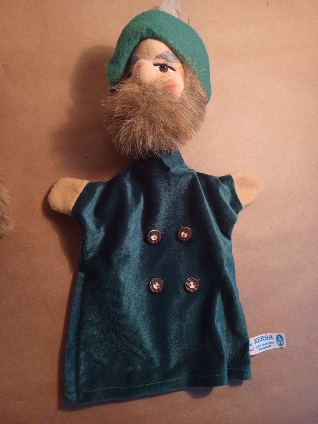 Bambole: 3 seltene KERSA Handpuppen . Wolf-Jäger-Grossmutter – Usato da Hagendorn venduto da siwasi3 1